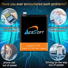 Working AceSoft 4600mAh BLP821 Battery fits OnePlus 9 LE2113 LE2115 LE2117 Phone