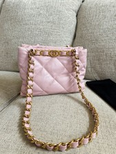 Chanel Light Pink Lambskin Tote 2022