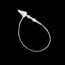 3Inch 2000 Pcs Plastic Fastener Hang Tag Clear Snap Lock 3" Clear, 