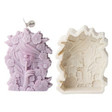 Unique Floral Girls Crafting Mold Silicone Mold for Artistic Crafters