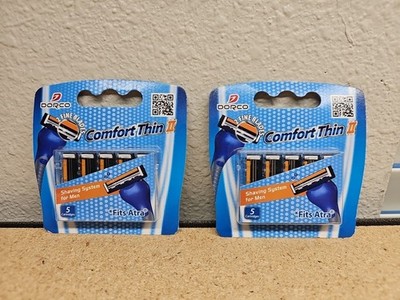 2x Dorco Comfort Twin II  Refill Razor Blade Cartridges, 10 Count *G*