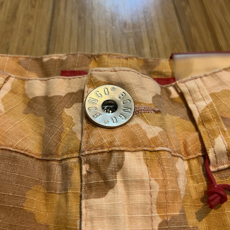 Falda Y2K Bongo Naranja Camuflada Scooter Skort Dobladillo Plisado Niñas Talla 7 Nueva con Etiquetas Foto 3 de 4