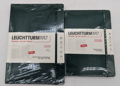 LEUCHTTURM1917 |  WEEKLY PLANNER AND MONTHLY PLANNER WITH NOTEBOOK