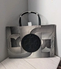 NWT Tory Burch 176596 Ella Printed Large Nylon Tote