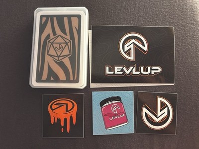 LevlUp Energy Kartenspiel und Sticker