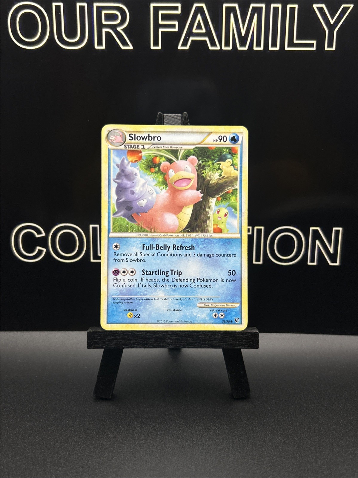 Slowbro 38/90 - REGULAR - Undaunted - Uncommon - 2010 Pokemon Card -LP