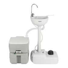 Portable Sink Hand Washing Station and 5.3 Gal. Flushing Toile Combo