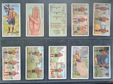 OGDENS, BOY SCOUTS (2nd SERIES), FULL SET OF 50, CARDS IN SLEEVES,  1912.