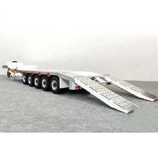 1/14 RC Semi Trailer RTR  5-Axle Metal with Electric Tailgate Legs Battery 