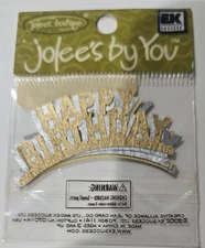 Jolee's By You - MINI Happy BIRTHDAY by EK Success gold/silver