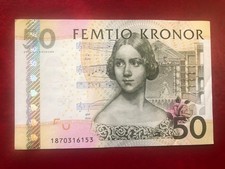 Sweden 50 Kronor Banknote , 2004-2011, About Uncirculated-E