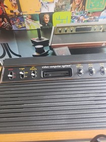 ATARI CX-2600 VIDEO COMPUTER SYSTEM VTG 1978 Original Box Tested Works Hot Bundl