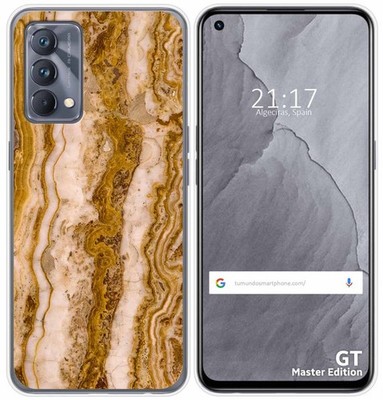 Custodia In Silicone Per Realme GT Master Edition Design Legno 01