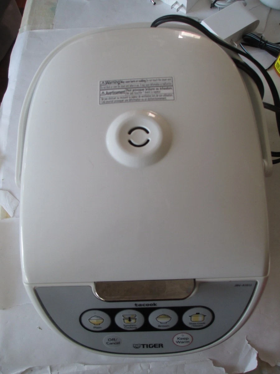 Tiger jbv-a10u 5.5 cup rice cooker with insert tacook