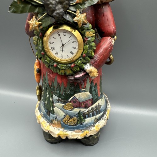 Jim Shore Sanata mit Uhr #6721 - Bild 2 von 7