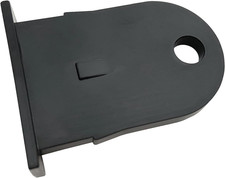 Outdoor Resin Shed Hasp Latch, Plastic Hasp Latch,Newly Upgraded Black Solid