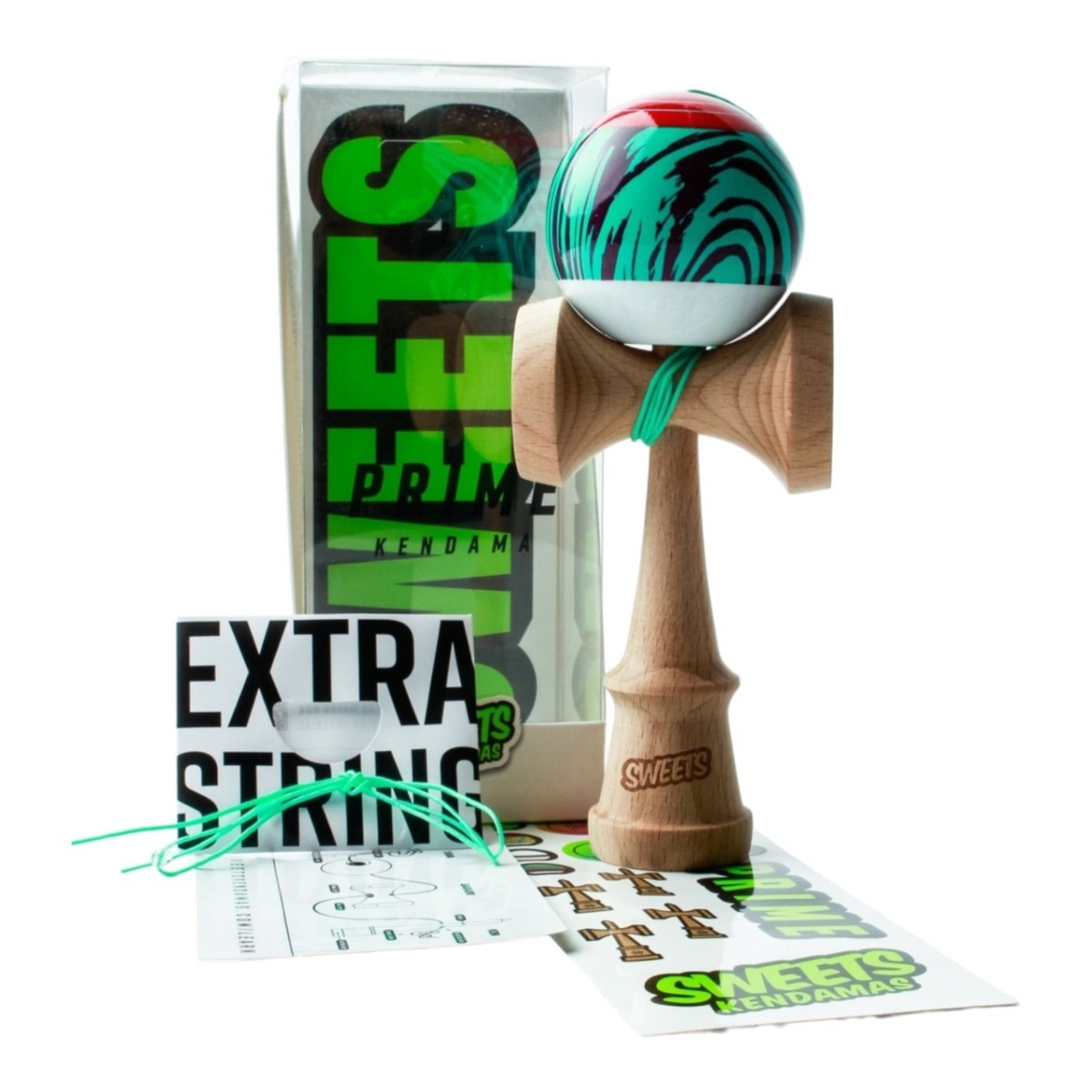 Sweets Kendamas PRIME GRAIN SPLIT 2.0 Laser Tag Kendama Toy with