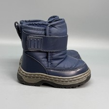 Circo Nectar Kids Size 5 Blue Hook Loop Insulated Winter Rain Snow Boots Shoes