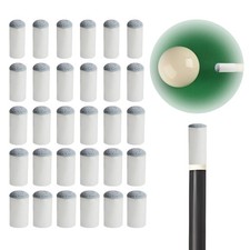 Professional Slip-On Pool Cue Tips Replacement in 5 Sizes for Billiards