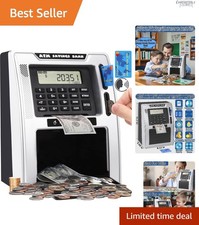 Fun and Engaging Talking ATM Piggy Bank for Kids - Perfect Gift for Ages 5-12