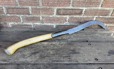 Vintage Staniforths Severquick Slasher Sickle Scythe Billhook Garden Old Tool