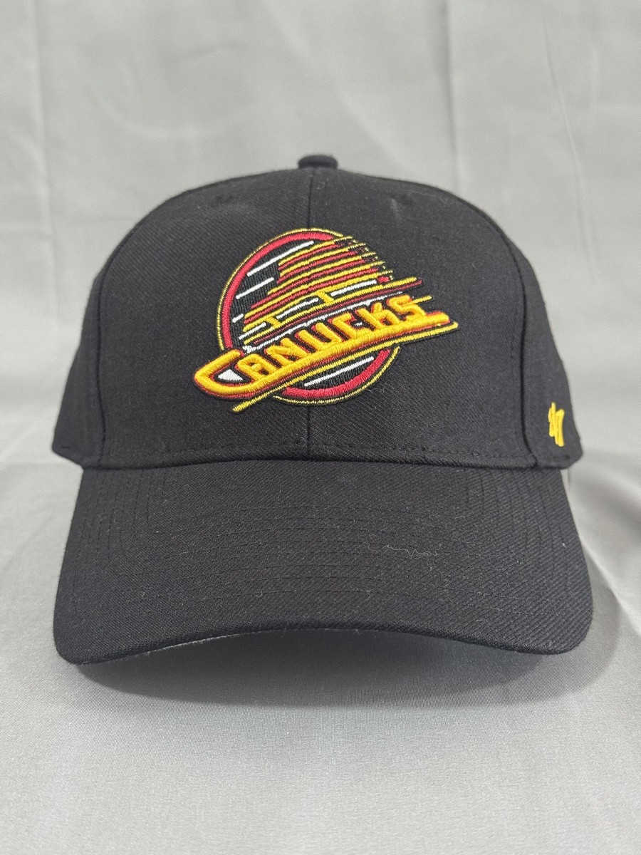 '47 Brand Vancouver Canucks Flying Skate Strapback Hat Black OSFA NHL Cap