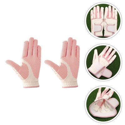 1 Paar Frau Golfspieler Golfen Golf Hand Schutzhülle Outdoor Golfs Handschuhe