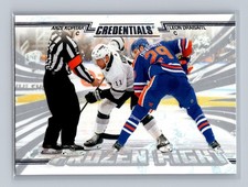 2024-25 Upper Deck Credentials Frozen Fight Anze Kopitar/Leon Draisaitl