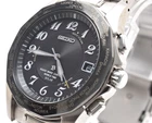 【Near MINT】Vintage SEIKO Brightz 7B25-0AA0 Radio Wave World Time Solar Watch