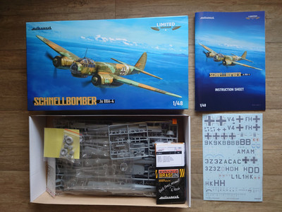 EDUARD 11194 Ju 88A-4 'Schnellbomber' 1:48 + SUPEREXTRAS