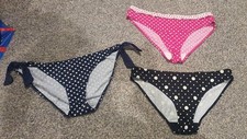 Rozmiar 12 Kropki Figi bikini Pakiet 