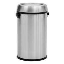 17 Gallon Swing Top Trash Can Fingerprint-Proof Stainless Steel Garbage Can