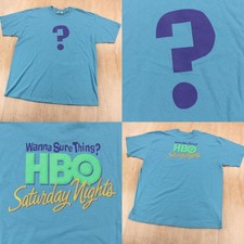 HBO Saturday Nights promo t-shirt XL vtg 90s usa made TV skater grunge movie