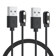 Magnetic USB Charging Cable for VeryFit Smartwatches - 2 Pack Charger Cable
