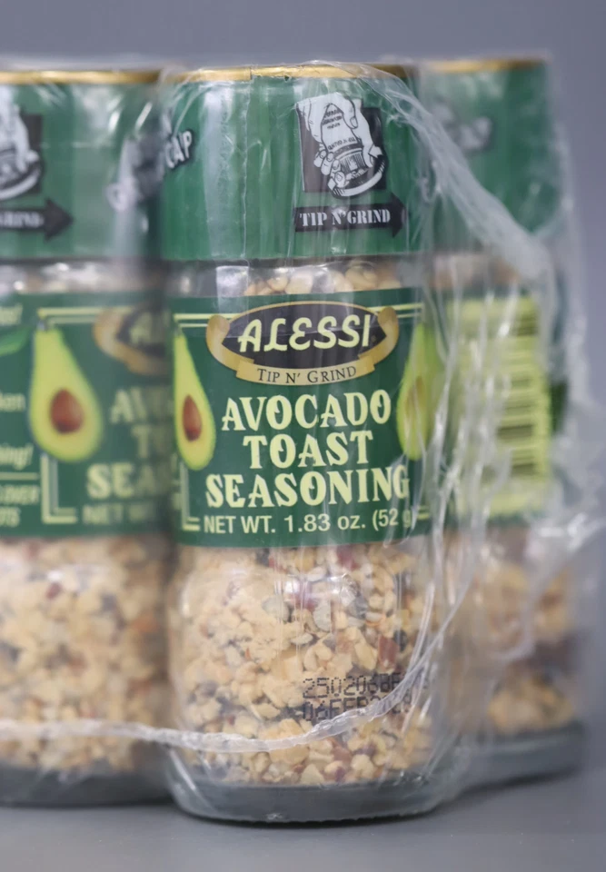 Estuche para tostadas de aguacate condimento Alessi de 6 X 1,83 OZ caducado 02/06/2026 Foto 4 de 4
