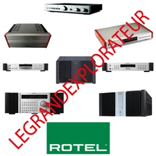  Ultimate  Rotel  Operation  Repair Service manual      (850 PDF manuals on DVD)