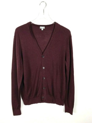 Women's Large Sweater Button-Down Wool 