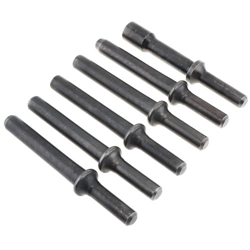 6pcs 45# Steel Solid Air Rivet Impact Head Pneumatic Tool for Drilling / Rusting - Picture 7 of 8
