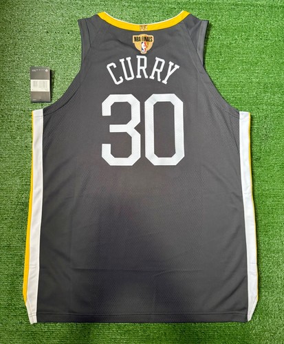 Authentic Steph Curry Golden State Warriors 18’ Finals Nike Aeroswift Jersey 52 - Picture 2 of 16