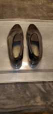 MENS VINTAGE FLORSHIEM SLIP ON SHOES - BLACK