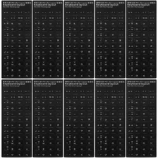 10PCS Keyboard Decals Stickers Keyboard Skin Cover Keyboard Letter Stickers