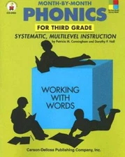 Month-By-Month Phonics for Third Grade: Systematic, Multilevel - VERY GOOD