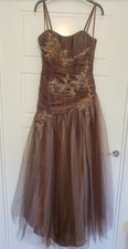 Purple Ball Gown Prom Dress Size 8