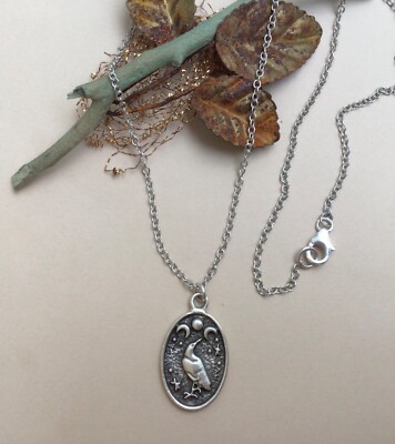 NEW OXIDIZED SILVER SUNDANCE CHARM HANDMADE ARTISAN JEWELRY NECKLACE
