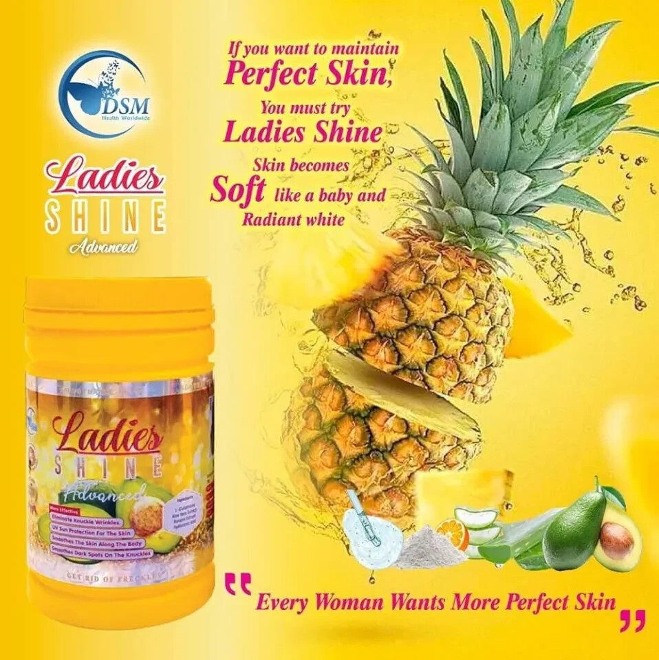 Phyto Gluta Ladies Shine L-Glutathione 15X PRO Skin White Free Shipping