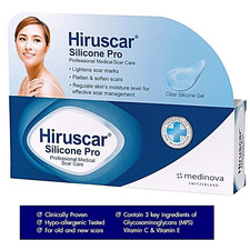 Hiruscar Silicone Pro Gel 10g   Scar Treatment for Keloids, Acne, Burns  Wounds