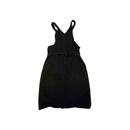 Vintage Disorderly Conduct V Neck Black Denim Button Down. Size S Missing Button - Picture 8 of 8