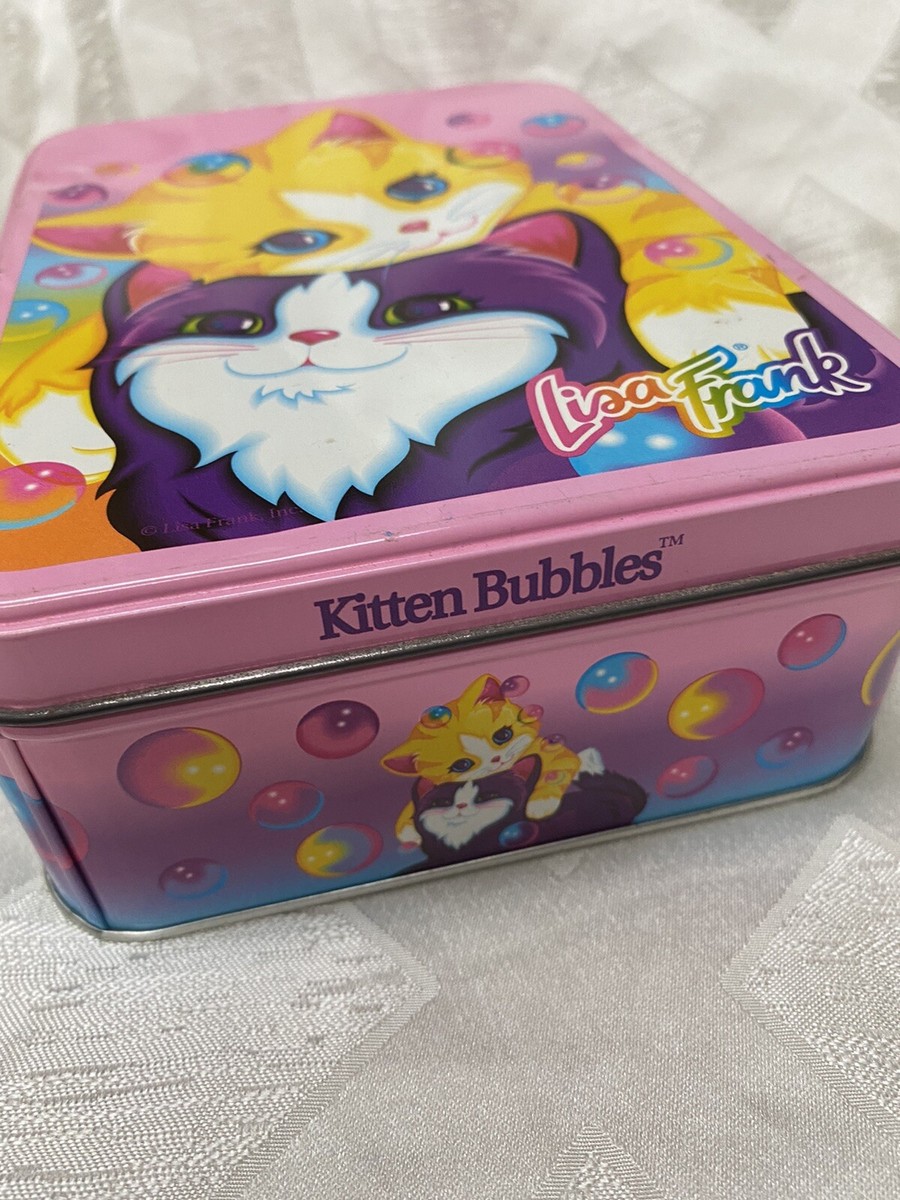 The Wonderful World Of Lisa Frank Kitten Bubbles Kittens Tin