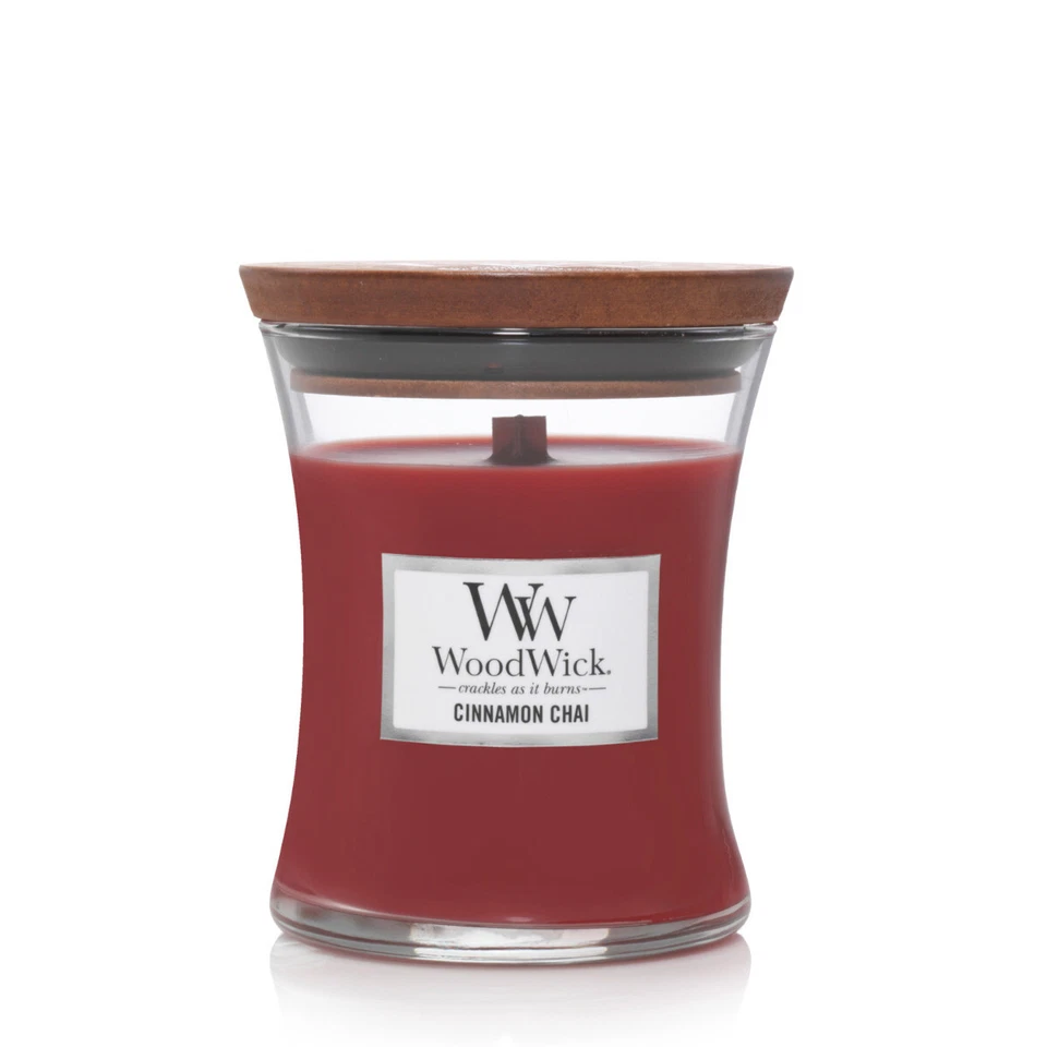 WoodWick Cinnamon Chai Medium Scented Candle