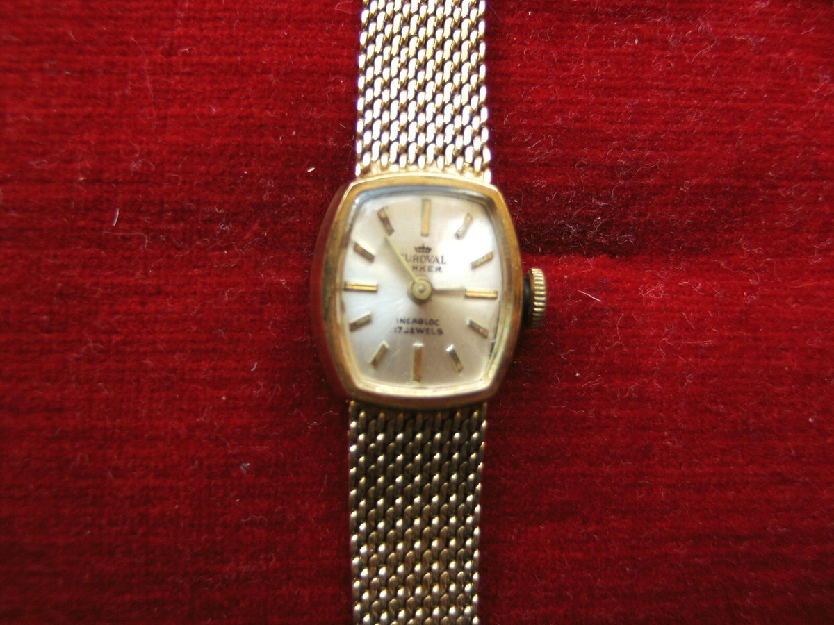 Anker 17 Rubis Damenuhr Gold 585 ARCONA ANKER 17 Rubis Armbanduhr